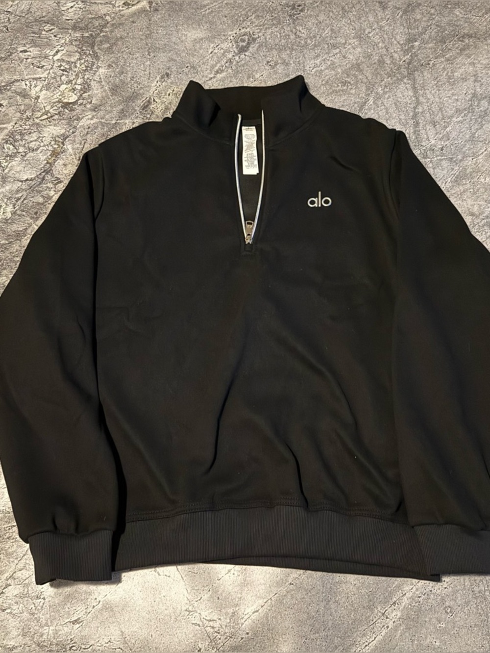 Alo Black Quarter Zip
